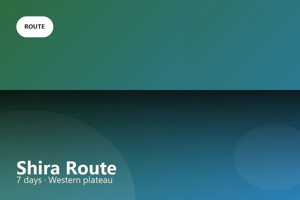 Shira Route